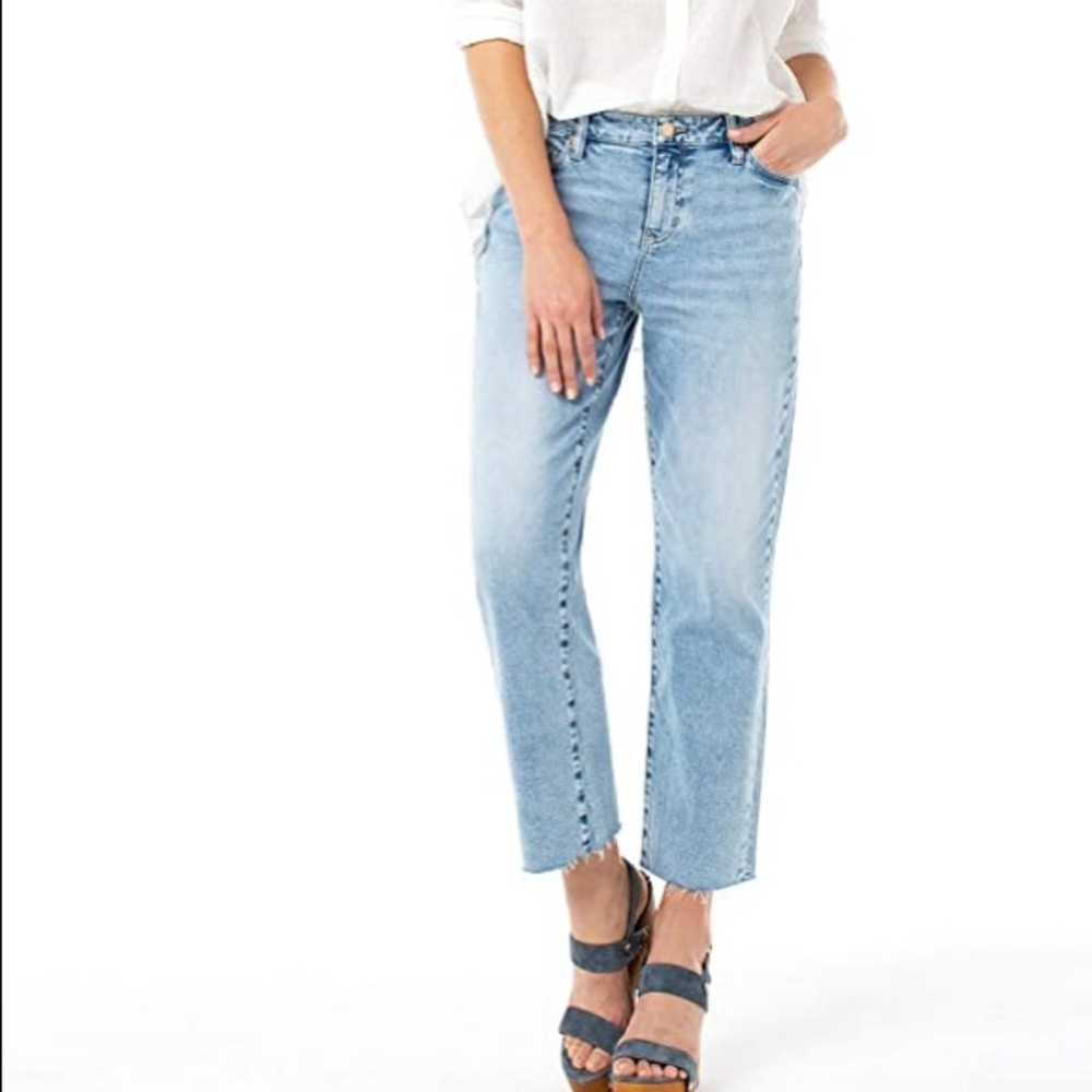 Liverpool Crop Straight Jeans 12